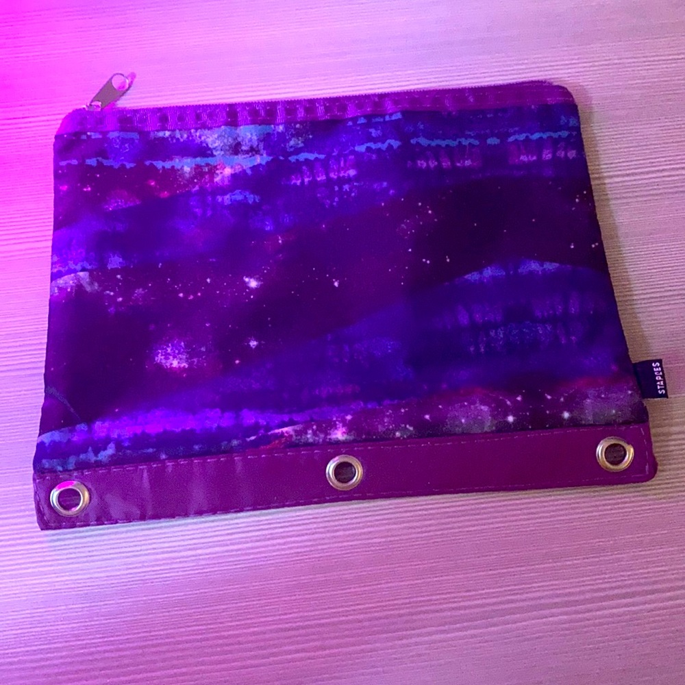 Binder pencil case to put in side